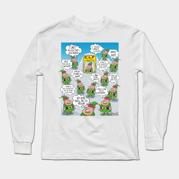 Elf of the Month Long Sleeve T-Shirt by macccc8